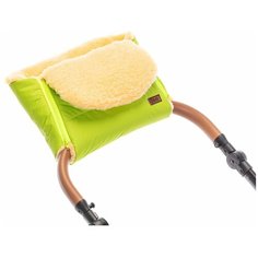 Nuovita Муфта меховая для коляски Vichingo Pesco verde chiaro/салатовый