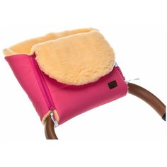 Nuovita Муфта меховая для коляски Vichingo Pesco rosa/розовый
