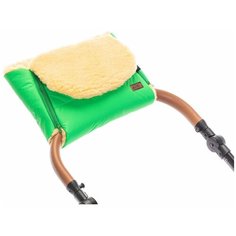 Nuovita Муфта меховая для коляски Vichingo Pesco smeraldo/изумрудный