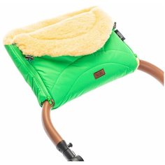 Nuovita Муфта меховая для коляски Tundra Pesco smeraldo/изумрудный