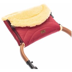 Nuovita Муфта меховая для коляски Tundra Pesco bordo/бордовый