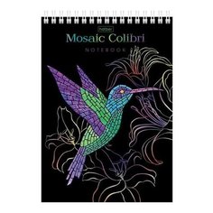 Блокнот А5 80л греб 3Д лак Мозаика (без линовки) Hatber