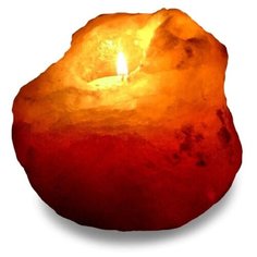 Солевая лампа / соляная лампа – подсвечник URM Уникальный (800-1200г)