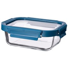 Контейнер для еды Smart Solutions стеклянный 370 мл темно-синий ID370RC_7708C