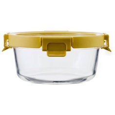 Контейнер для еды Smart Solutions стеклянный 650 мл желтый ID650RD_127C