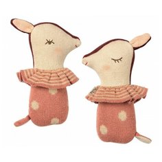 Погремушка Maileg Bambi rose