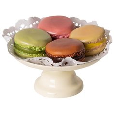 Набор продуктов с посудой Maileg Macarons et chocolat chaud бежевый