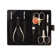 Маникюрный набор MERTZ Solingen 7408 N, черный Merz