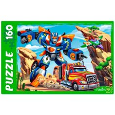 Пазл Рыжий кот Трансформер-грузовик (П160-0638), 160 дет.