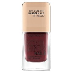 Укрепляющий лак для ногтей Stronger Nails, 10.5 мл, 01 powerful red Catrice