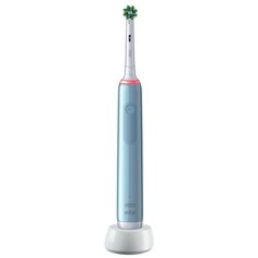 Электрическая зубная щетка Oral-B Pro 3 3000, голубой