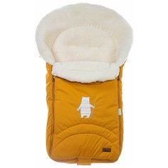 Конверт-мешок Nuovita Tundra Bianco меховой 90 см медовый