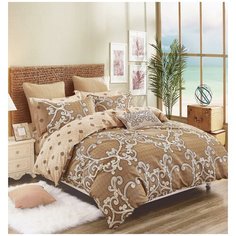 Комплект постельного белья из сатина С-289 семейный Valtery