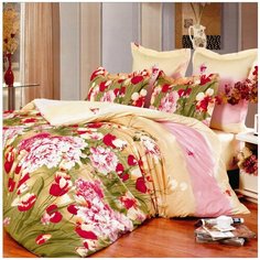 Комплект постельного белья из сатина С-147 евростандарт Valtery