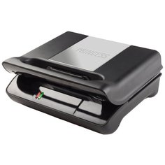 Гриль Princess 117000, черный/серебристый