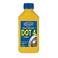 Жидкость тормозная dot 4, BRAKE FLUID, 0.5л (Производитель: Comma BF4500M)