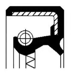 Сальник раздаточной коробки Corteco 12036368B для Opel Insignia