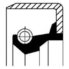 Сальник коробки передач Corteco 01002484B