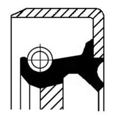 Сальник коробки передач Corteco 12011290B