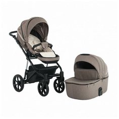 Коляска 2в1 Loon Prima, Миндаль (коричневый)