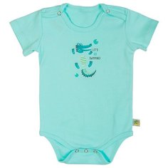 Боди Сонный Гномик размер 62, бирюзовый