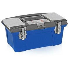 Ящик с органайзером JetTools JT1602313 40x25x18 см 16 синий/серый