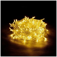 Гирлянда Vegas Бахрома 55016 (200 x 100 см), 64 ламп, желтый/прозрачный провод