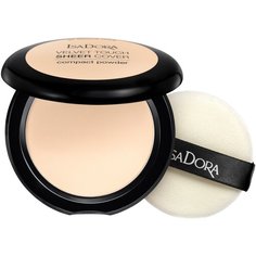 IsaDora Пудра компактная Velvet Touch Sheer Cover Compact Powder 40 Fair Porcelain