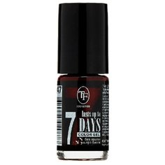Лак TF Cosmetics 7 days Color Gel, 8 мл, №247 благородный бордовый