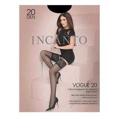 Чулки Incanto Vogue, 20 den, размер 2-S, nero (черный)