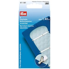 611561 Держатели простыни, белые, 3шт, Prym