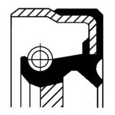 Сальник раздаточной коробки Corteco 01034131B для Land Rover Range Rover III; VW Touareg