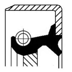 Сальник коробки передач Corteco 12011450B для Fiat 131