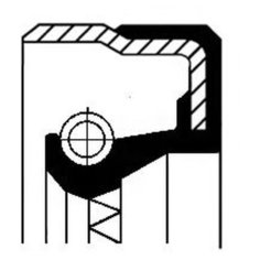 Сальник раздаточной коробки Corteco 01035170B