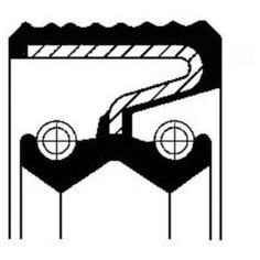 Сальник раздаточной коробки Corteco 19033802B для Hyundai H-1, Terracan; Kia Sorento; Mercedes M-CLASS W163