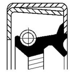 Сальник коробки передач Corteco 12014316B