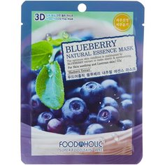 Foodaholic Тканевая 3D маска с натуральным экстрактом черники, 23 г