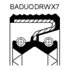 Сальник раздаточной коробки Corteco 49358040