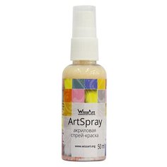 Спрей-Краска ArtSpray, абрикосовый мусс/перламутровый 50мл Wizzart