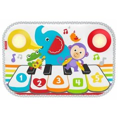 Интерактивная развивающая игрушка Fisher-Price Музыкальный коврик для кроватки с технологией Smart Stages (GFJ53)