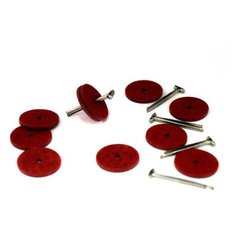 Набор креплений (5 Т-шплинтов,10 дисков фибра 20 мм) АЙРИС пресс