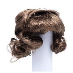 AS16-20, Парик для кукол (кудри), 5*10см (коричневый) АЙРИС пресс