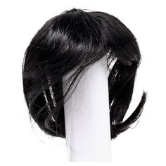 AS16-18, Парик для кукол (прямые волосы), 5*10см (черный) АЙРИС пресс