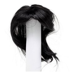 AS16-19, Парик для кукол (прямые волосы), 5*15см (черный) АЙРИС пресс