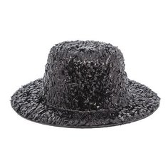 AS07-04, Шляпка для игрушек с блестками, 8см, 2 шт/упак (черный) АЙРИС пресс