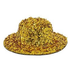 AS07-03, Шляпка для игрушек с блестками, 5см, 2шт/упак (золото) АЙРИС пресс