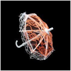 AR759 Зонтик кружевной 17*18см (оранжевый) АЙРИС пресс