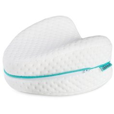 Подушка анатомическая Ambesonne для ног и коленей, размер 22x24, с эффектом памяти Memory Foam