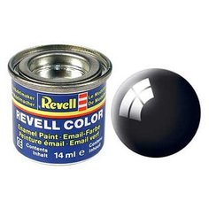 Эмалевая краска черная РАЛ 9005 глянцевая Revell