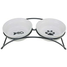 Dogman / Миска для животных / Миска для животных на подставке / ФН-00005